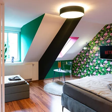 Pop Art Apartment - Balkon, Netflix, Nespresso, Zentral, Messe Chemnitz Extérieur photo