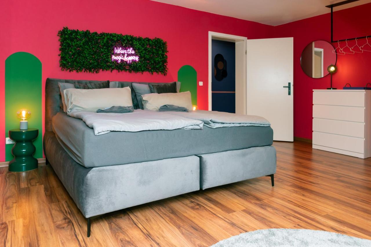 Apartment Pop Art - Balkon, Netflix, Nespresso, Zentral, Messe